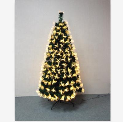 China Good Quality All PVC Warm White Led Fiber Optic Christmas Tree for sale