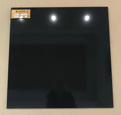 China Contemporary Pure Black Color 60x60cm Floor Tile Porcelain Tile Polished for sale