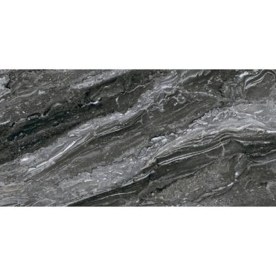 China JBN Size 9mm Thick 750x1500mm Large Non-slip Color Marble Porcelain Ceramic Black Tiles For Floor And Wall for sale