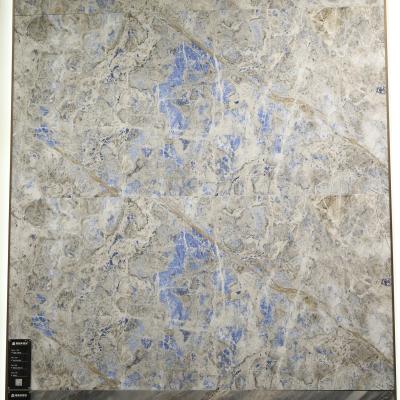 China Gray Glazed Metallic Tiles With Polished Full Body Blue Living Room 1200x600 Glazed Floor Tile JM128191F for sale