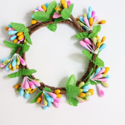 China Spring Garland Simulation Berries Easter Garland Colorful Decorative Easter Festival Decoration Selection 2022 New for sale