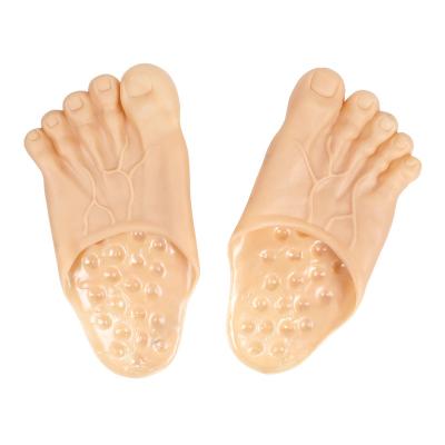 China Halloween Novelty Toy Makeup Show Carcass Bigfoot High Quality Novelty Slippers for sale