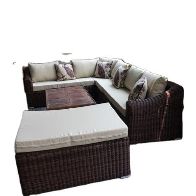 China Eco-freindly Modern Design Outdoor PE Rattan Leisure Furniture Garden Sofa Set /Living Room Furniture for sale