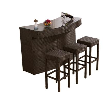 China Cheap Modern Eco-freindly Leisure Furniture Cafe / Bar Chair And Table Set for sale