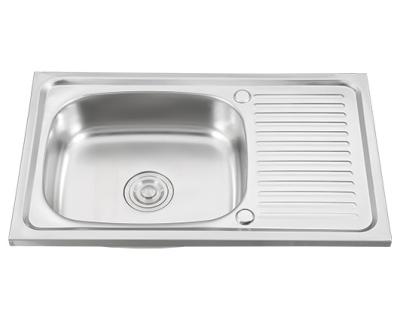 China Without Faucet Simple Farmhouse Kitchen Sink Designs With Plate Stainless Steel Kitchen Sink Custom 304/201 Hardware for sale