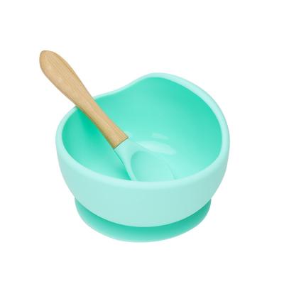 China BPA Free 2020 New Food Grade Bpa Sustom Suction Silicone Bowl Baby Bibs and Hookah Bowls and Spoon Free Wholesale Sets for sale