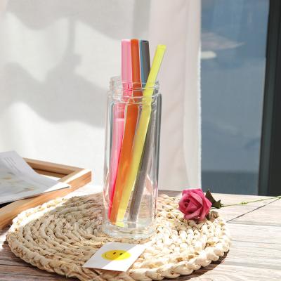 China Product Disposable Ideas New 2021 Telescopic Reusable Folding Straws Portable Long Folding Drinking Straws for sale