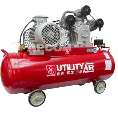 China APCOM Low Noise Lubricated 5 Hp 4 Kw Piston Air Compressor Small 4kw 5HP Piston Air Compressor Air Compressor 5 Hp 4 Kw for sale