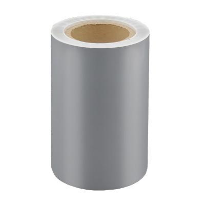 China 62g 50# Oil Waterproof Glue Brushed Silver Label Material Self Adhesive Metal Label Latte Label (With Coating) for sale