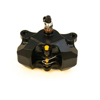 China 6061 Universal Al-alloy Motorcycle P2*34mm Rear CNC Brake Caliper With Hole 84mm for sale