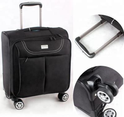 China 1680D China Factory 1680D Mobile Office Luggage Travel Trolley Laptop Bag Businessman Trolley Travel Nylon Rolling Lightweight Bag for sale