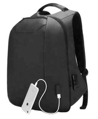 China With 2022 USB Left Anti-theft Backpack Business Men Backpack Smart Charging Waterproof Anti-theft Laptop 15.6