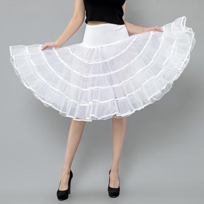 China Polyester / Cotton Women Ankle Length Petticoats Wedding Slips Plus Size S-3X Petticoat for sale