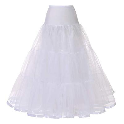 China Polyester / Cotton Women Ankle Length Petticoats Wedding Slips Plus Size S-3X for sale