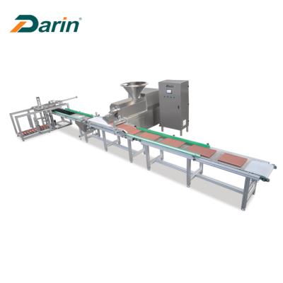 China Continuous & Automatic hot selling dog food meat strip extruding line cheap dog snack meat strip machine for sale for sale