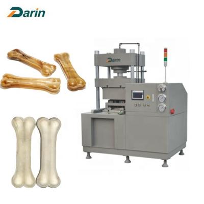 China Continuous & DARIN Rawhide Pet Bone Press Machine Automatic Cowhide Pig Skin Pet Chewing Bone for Pet Chewing Bone for sale