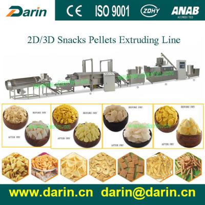 China 3d Fryum Snack Pellets Chips Making Machinery 2015 Hot Sale 2d 3d Fryum Snack Pellets Chips Making Machinery /Production Line for sale