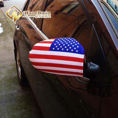 China Gift China manufacturer popular comfortable national USA UK Belgium car mirror flag for sale