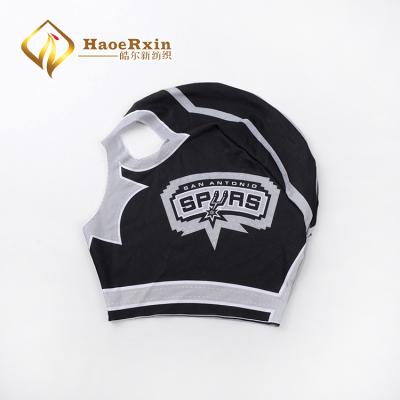 China Knitted polyester with spandex Factory supply OEM ealastic breathable mask for party for sale