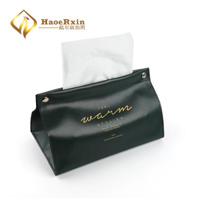 China Wholesale Custom Stylish High Quality PU Leather Cloth Box With Logo for sale