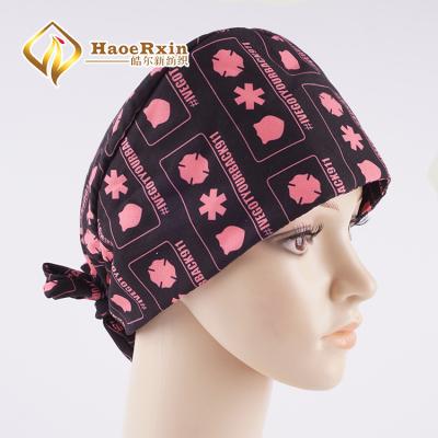 China Wholesale Promotion Cotton Scrub Unisex Men Women Fashion Hat Cover Nurses Uniform Hats for sale