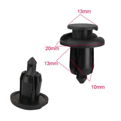 China Car bumper nylon auto push type rivet door trim panel damper retainer fasteners clips for Honda 91503-SZ3-003 for sale