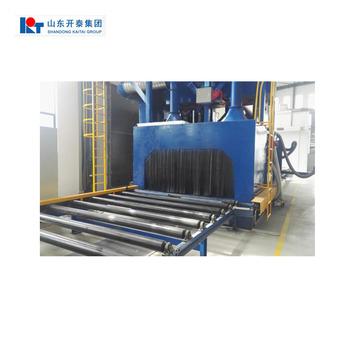 China Metal Rust Removal Sandblasting Equipment Q69 Steel Plate Shot Peening Machine for sale