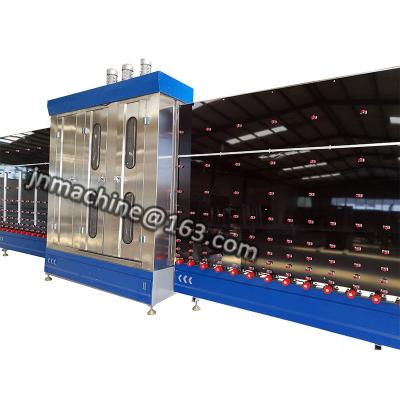 China Glass Building Material Stores Processing Machine Double Cleaning And Drying Machine Production Line for sale