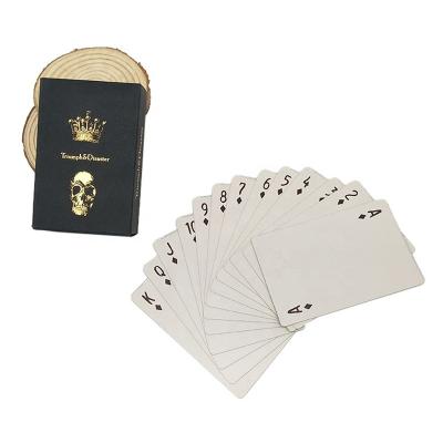 China Custom Black Eco-Friend Logo Printing Gold Foil Edge Artpaper Gaming Cards Printer Poker Poker Cards for sale