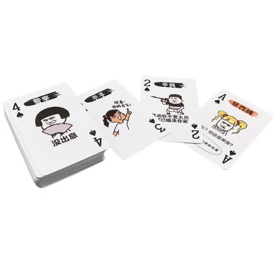 China Eco-Friendly Emoj Game Cards Youth Logo Custom Playing Cards Wholesale Custom Playing Cards Custom Printing for sale