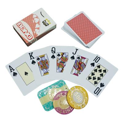 China Waterpoof Texture Casino 100% PVC Card Game Custom Waterproof Plastic Playing Cards for sale