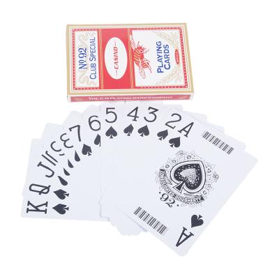 China High quality custom made OEM eco-friendly wholesale Yuhua print poker game royal casino royal casino jumbo playing cards for sale