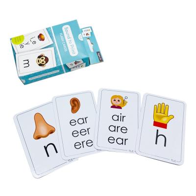 China Eco-friendly Learning Cards Educational Flash Cards For Kids Game Educational Flash Cards Printer for sale