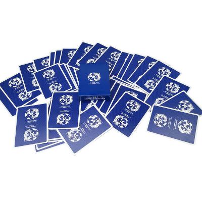 China Eco-friendly Jumbo Poker Maker Waterproof Printable Playing Cards Plastic Index Plastic Custom With Sticker for sale