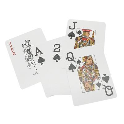 China Eco-friendly Jumbo Poker Maker Waterproof Printable Playing Cards Plastic Index Plastic Custom With Sticker for sale