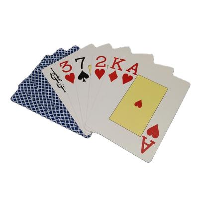 China Professional Eco-Friend Index Poker Jumbo Size Durable Waterproof Plastic Playing Cards for sale