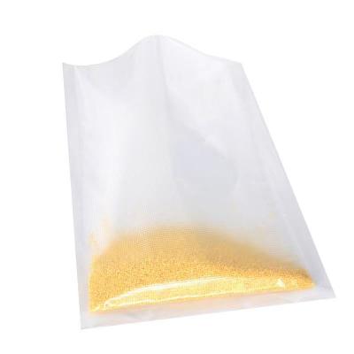 China Recyclable Chinese Supplier Food Grade Plastic Packaging Hermetic Seal Storage Embossed Bags for sale