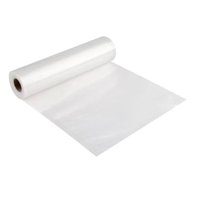 China Recyclable Embossed Plastic Vacuum Sealer Rolls Bag Food Grade Vacuum Rolls for sale