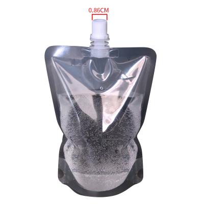 China ANTISTATIC Beverage Packaging Holder White Spouted Plastic Pouch Poly Spout for sale