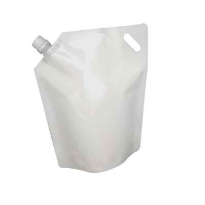 China Printed ANTISTATIC Stand Up Pouch Suction Spout Bag Screw Cap Plastic Bag for sale