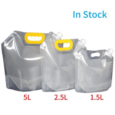 China Food Grade Moisture Proof Used For Beer Spout Clear Plastic Bag for sale