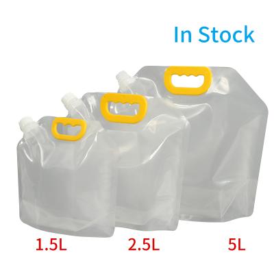 China ANTISTATIC Beverage Packaging Holder White Spouted Plastic Pouch Poly Spout for sale