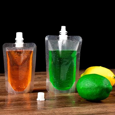 China China ANTISTATIC top spout liquid bag/spout bag/transparent standing water bag for sale