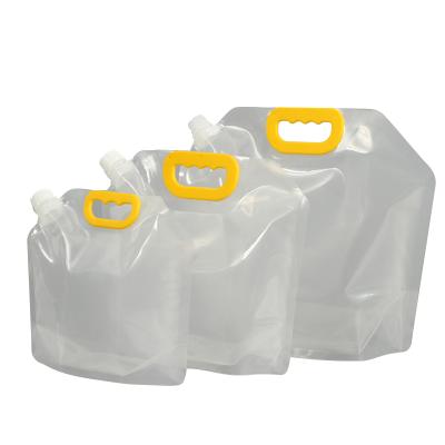 China China moisture proof top spout liquid bag/spout bag/transparent standing water bag for sale