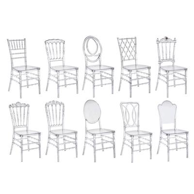 China Contemporary Wholesale Resin Acrylic Chiavari Event Chairs for sale