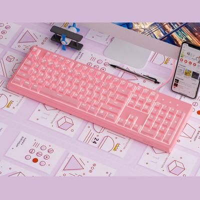 China True Wireless Mechanical Axis Shining Light Weight Keyboards For Desktop RGB Mechanical Keyboard for sale