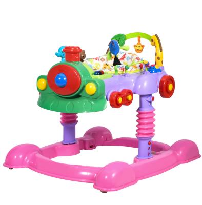 China Plastic Detachable 360 ​​Degree Rotating Seat and Toy Tray with IC Silicone Wheel Baby Walker for sale