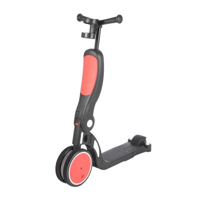 China Black ALLOY Powder Coating Simple And Compact Folding Rear Wheel Of Good Brake Baby Scooter for sale