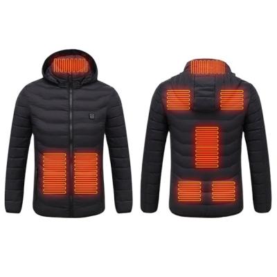 China OEM Sales Warm Windproof Winter Unisex Outdoor Heater Electric Heated Jacket For Hiking for sale