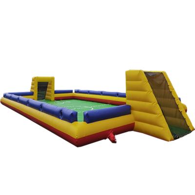 China Inflatable PVC Football Court Soap Football Field Indoor or Outdoor Sports Game Oxford Cloth or PVC Tarpaulin for Rent for sale